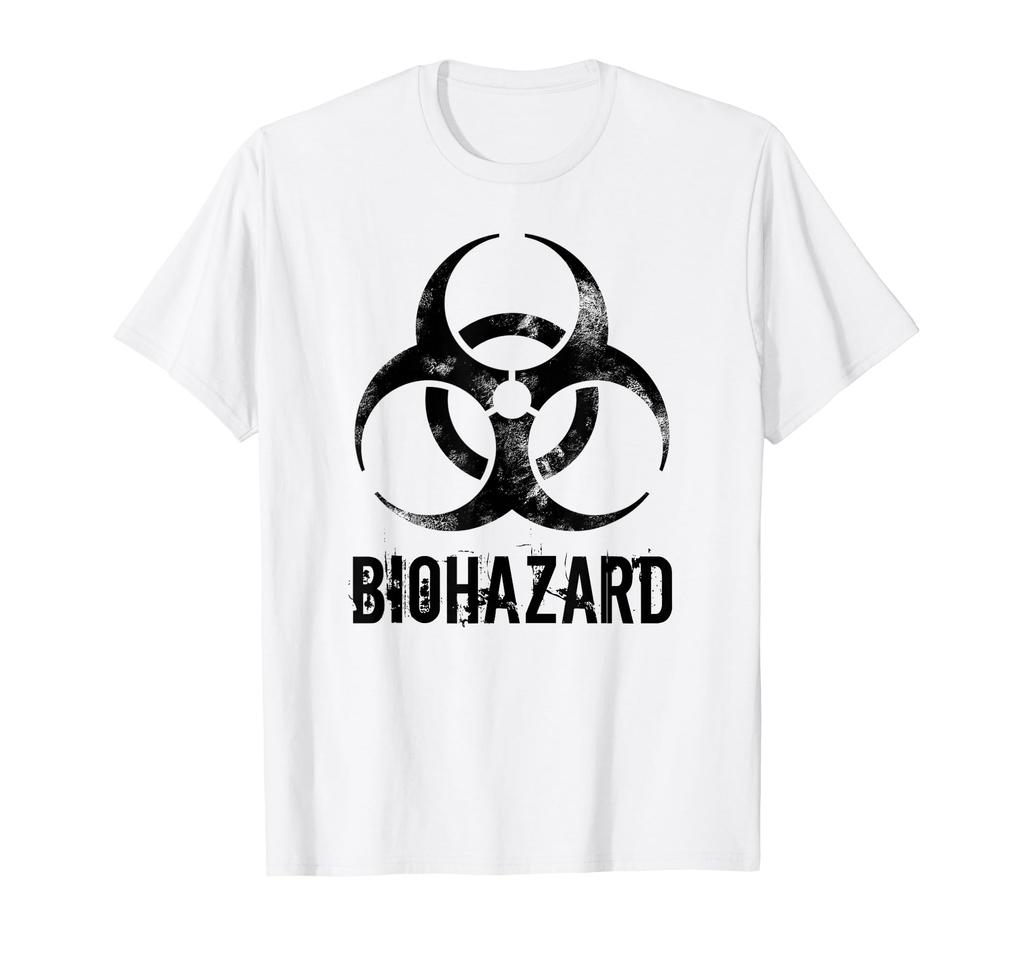 Grunge Style Resident Evil Distressed Black Novelty Gift T-shirt
