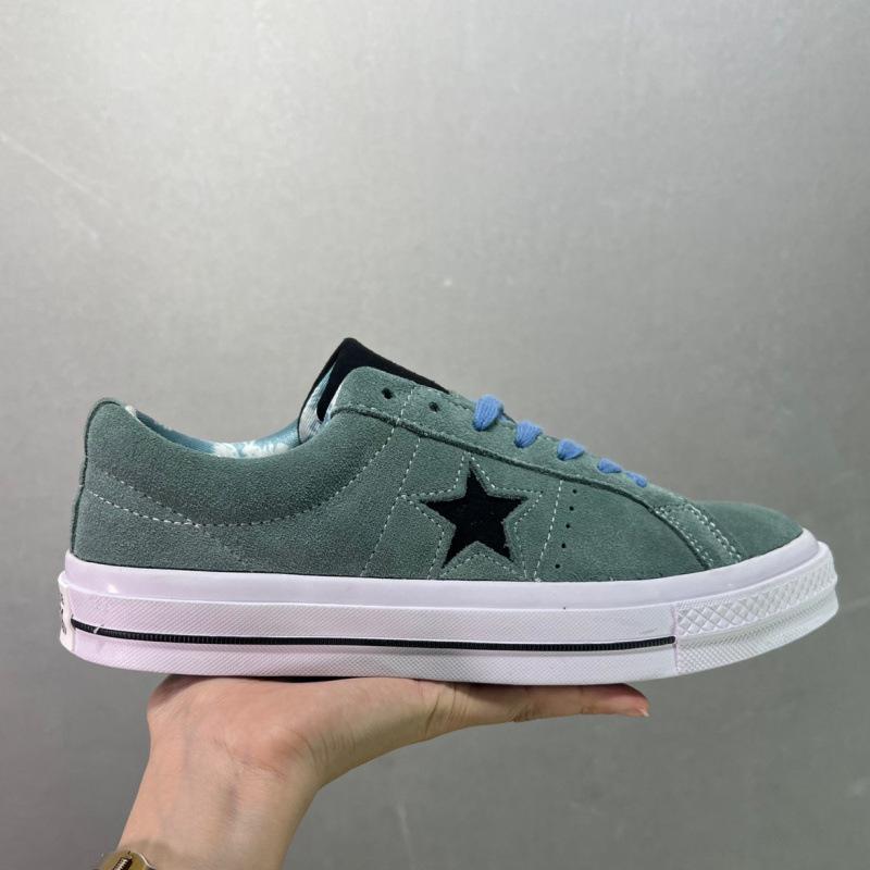 Meiqi Converse Модные Универсальные Износостойкие Нескользящие Канвасные Скейт-Кеды 44 зелёный