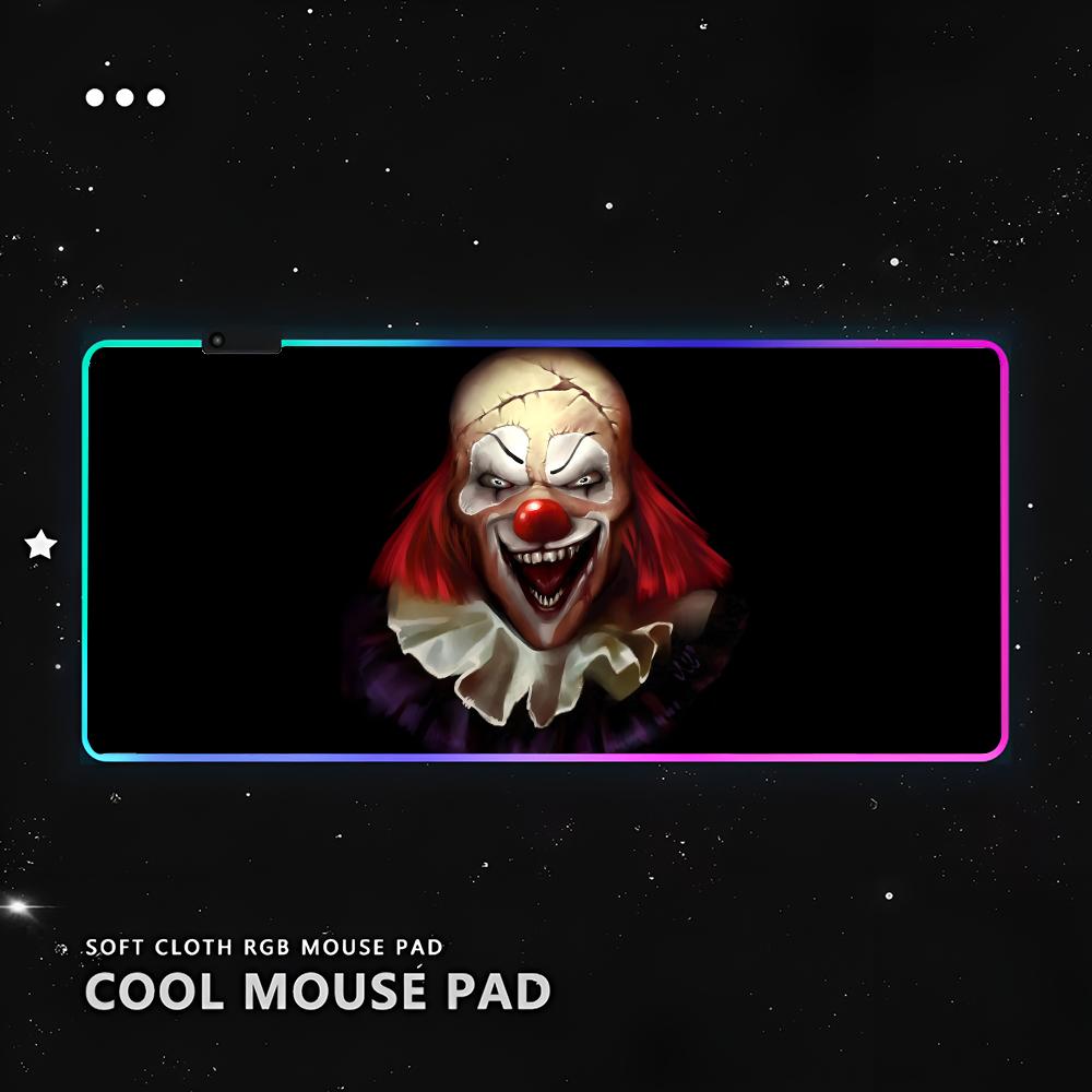 

It Mouse Pad RGB Pc Gamer Keyboard LED Glowing mause pad Mats Rubber Cute Cartoon Gaming Computer csgo lol pubg RGB600x300x3mm
