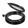 Round Boat Hatches Portlight Porthole Window ABS Easy Assembly 4mm Safety Glass Corrosion Resistant Marine