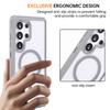 For Samsung Galaxy S25 Ultra Case TPU+PC Transparent Protective Phone Cover with Wrist Strap