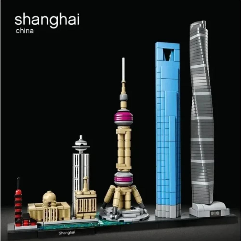 New York London Pairs Dubai City Skyline Building Blocks 21052 21044 21028 21034 21032 21027 Construction Bricks Set