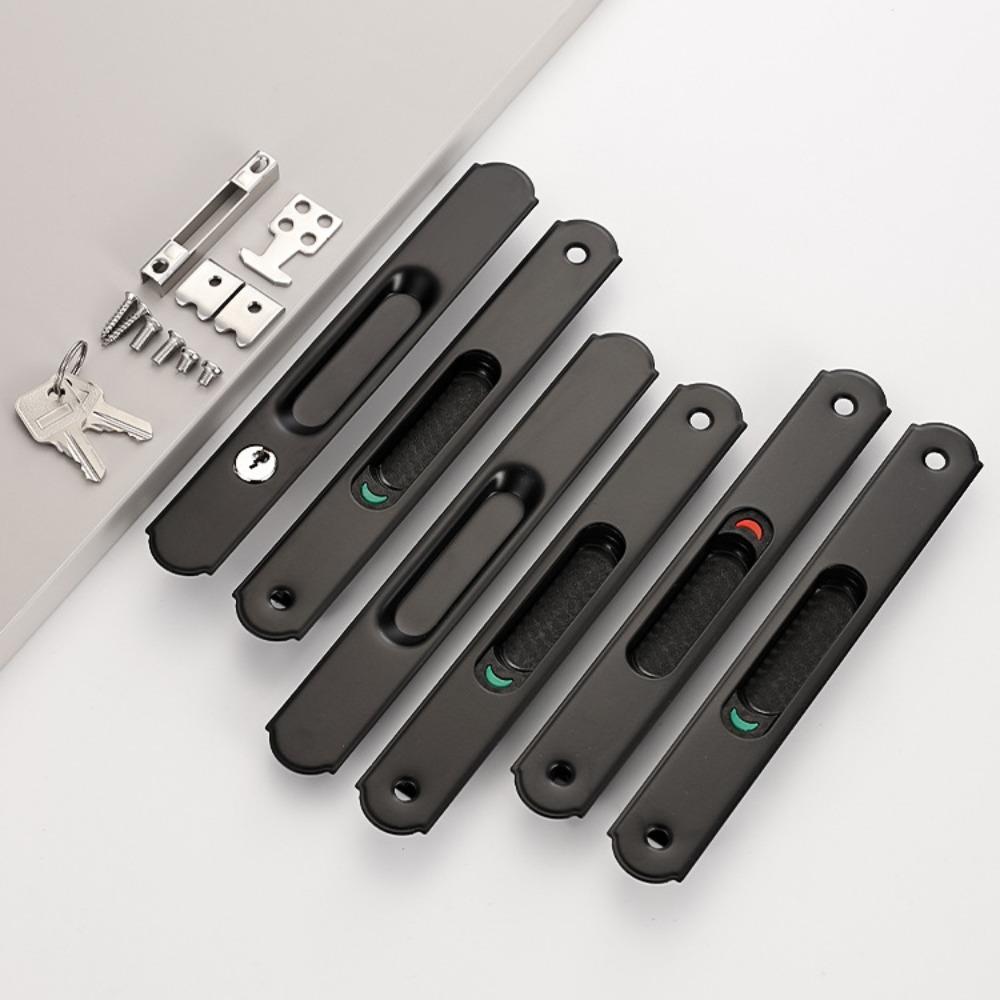 Invisible Sliding Door Lock Durable Handle Lock Durable Window Latch  Sliding Window