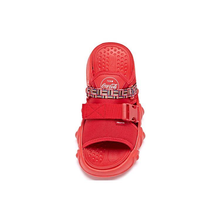 Coca Cola X Anta Lifestyle Series Klapki Męskie na Plażę Czerwone 112038515-7