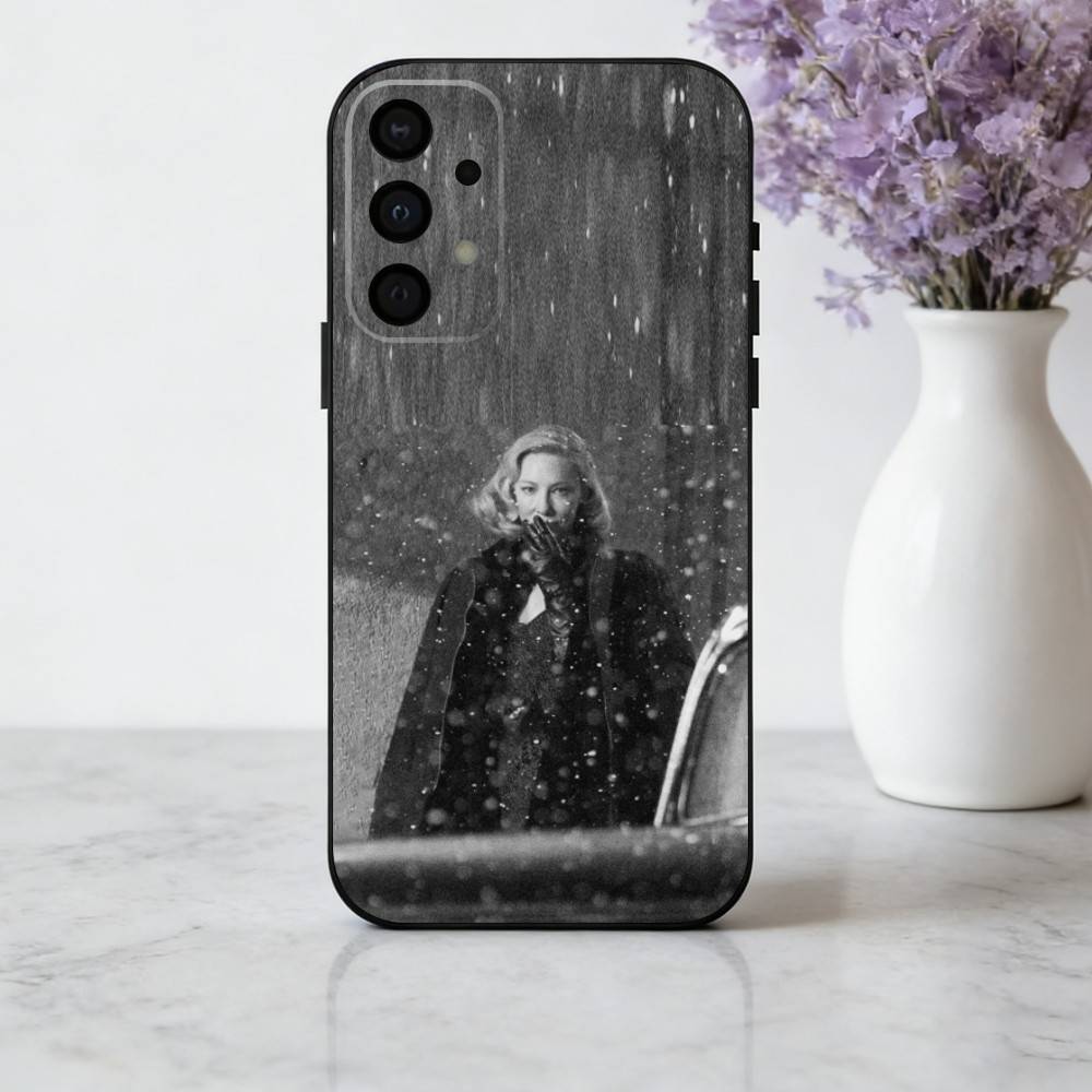 C-Cate-E B-Blanchett Actress Phone Case For Samsung Galaxy A73,A72,A71,A70,A53,A52,A51,Soft Silicone Black Cover