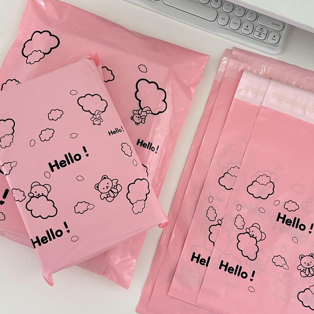 Disposable Sanitary Pad Trash Bag With Support For Pink Home Use