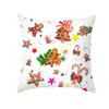 Christmas Pillow Case, Christmas Tree Elk Pillow Case, Peach Skin Cushion Pillow Core, Christmas Atmosphere