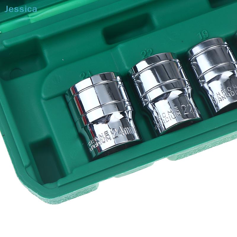 10Pcs Socket Wrench Set - L-Type Handle Socket Set with Storage Case for Car Repair & Maintenance