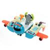 Cartoon Deformation Airplane 3 In 1 Electric Track Multifunctional Steering Wheel Driving