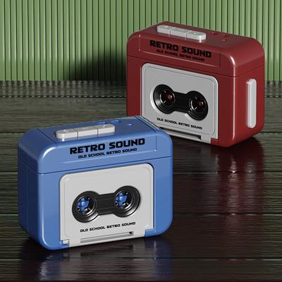 Vintage Mini Radyo Şeklinde Anahtarlık Kaydedici Kaset Kolye Müzik Kaydedici Sırt Çantaları Çantalar Takı Sevgililer Günü İçin Yenilik Hediye