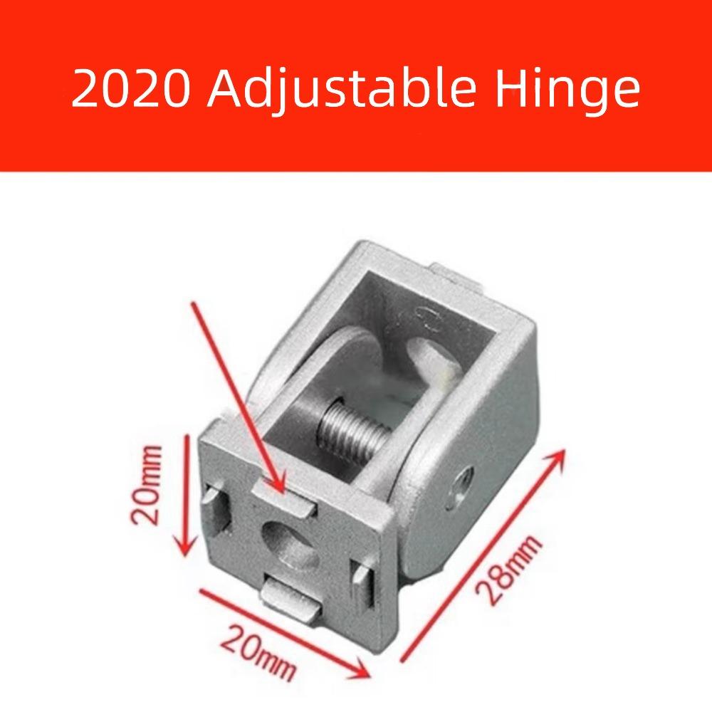 Sliding Base Pivot Joint Connector Right Angle Connector  Industrial Aluminum Profile