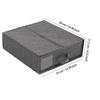 1PC Large Capacity Foldable Under Bed Storage Box, Dust-Proof Storage Box, Storage Box With Lid For Organizing Sheets, Blankets