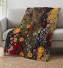 Florale Sherpa-Decke Klimt-inspiriert Wohnkultur Sofadecke