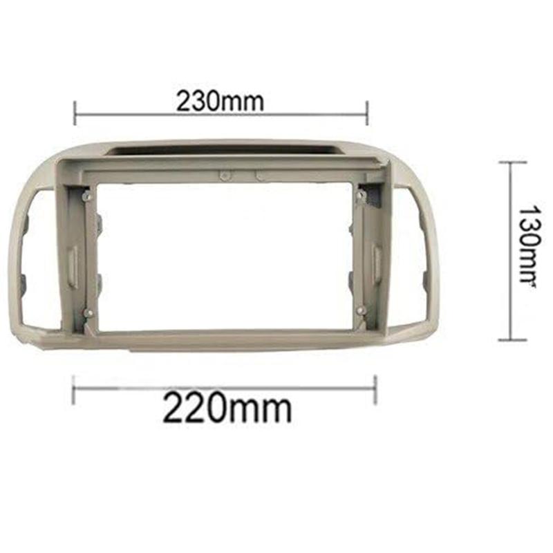 Car Radio Fascia Frame For Nissan For March For Micra For K12 2002-10 Stereo Adapter Panel Kit Car Interior Parts Accessories