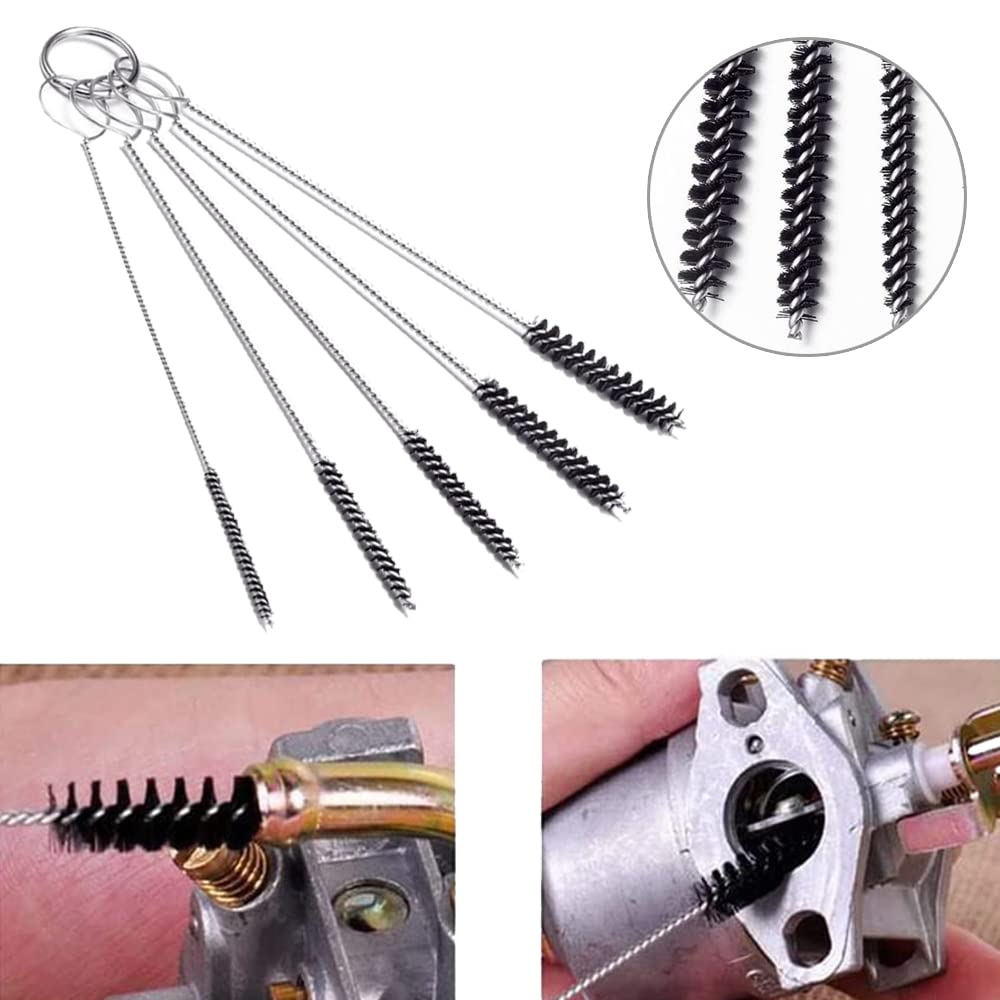 DFsucces Carburetor Set, Wire Brush, Cleaning , Cleaning Brush, Welding Curve, Motorcycle, ATV's, Cleaning Tools, Maintenance Supplies