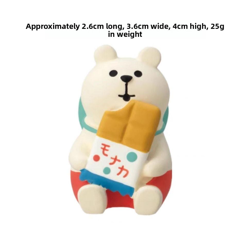 Resin Craft Figurine With Cartoon Animal Design For Gift And Collection Purposes