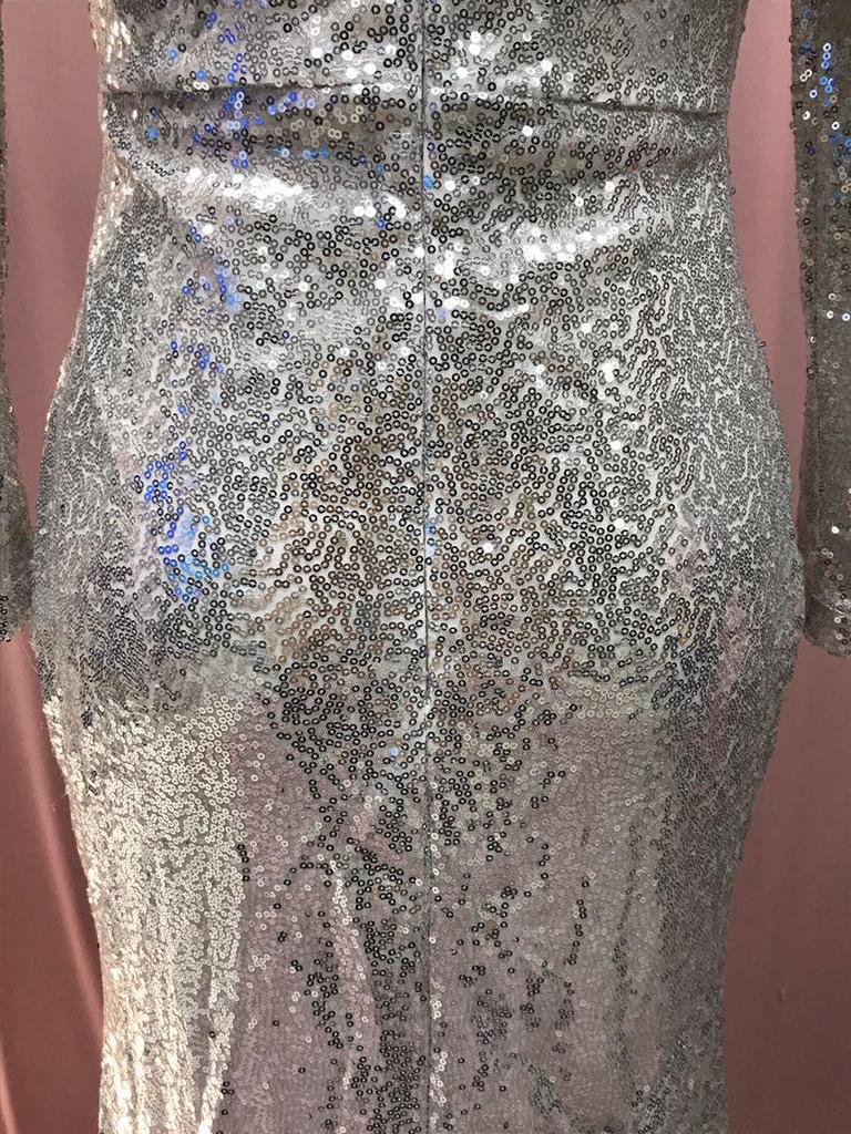 2025 Gold Feather Split Evening Gown - Sexy European & American Style Women's Dress