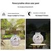 Solar-Powered Iron Tree Lamp: Decorative Outdoor Hanging Lantern