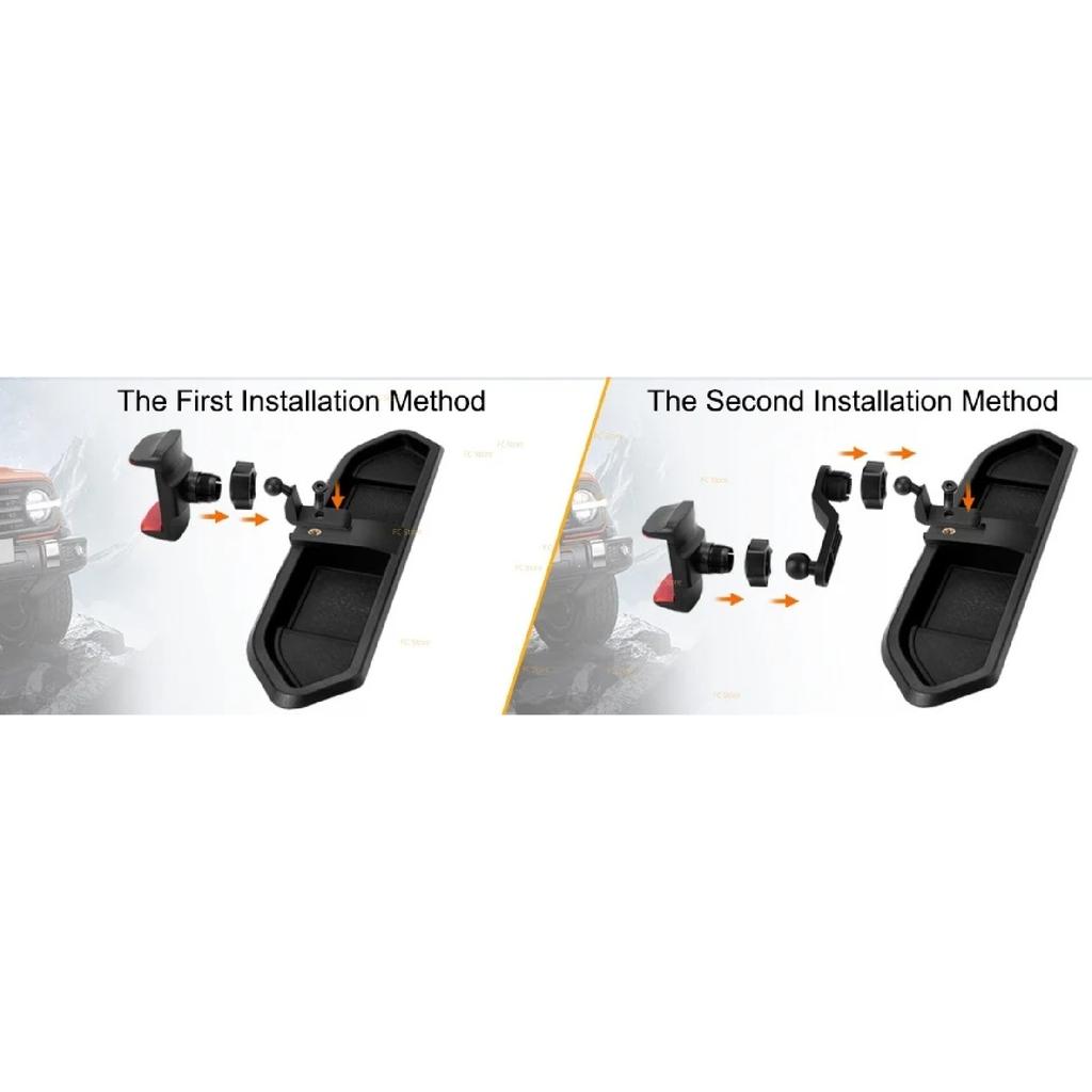 Upgraded Phone Mount for Jeep Wrangler JL JLU & Gladiator JT 2018 2019 2020 2021 2022 2023 , Multi-Mount Phone Holder Dash Tray