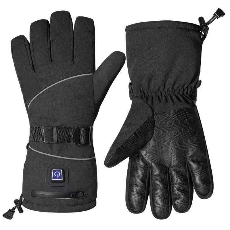 Smart Electric Heated Gloves with Large Battery for Winter Cycling and Skiing - Full Back and Finger Heating