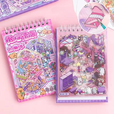 Children Adults Travel Outdoors, Indoors, Fashion Landscrap Stickers DIY Interactive Decompression Board Game Entertainment