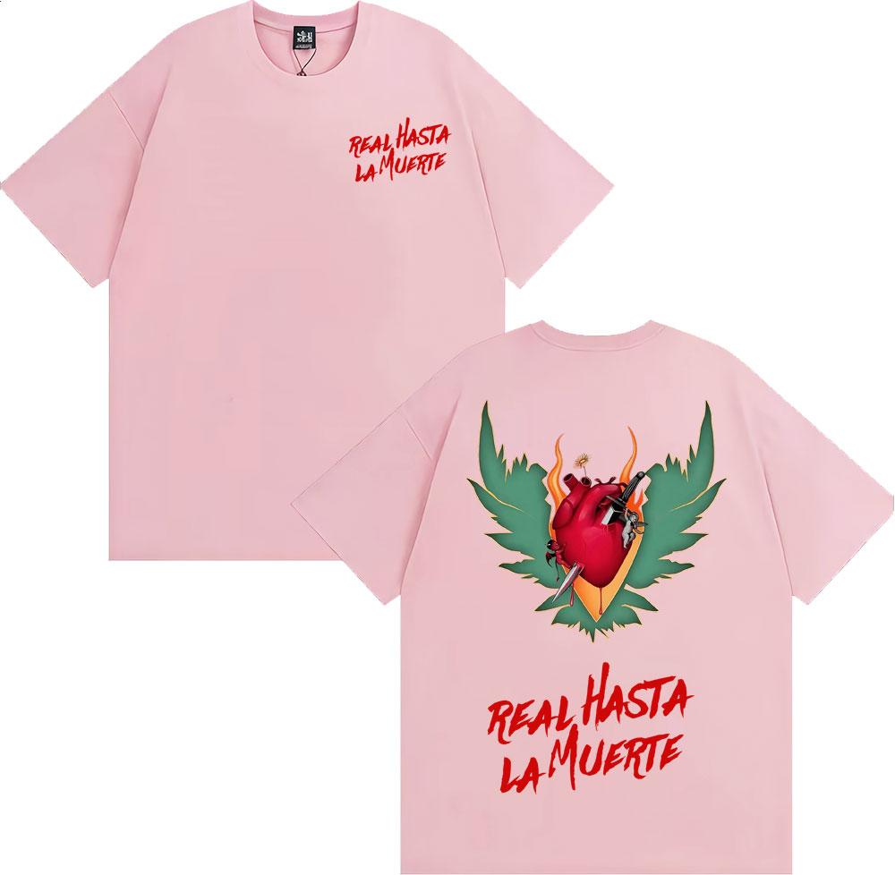 Anuel AA Rhlm 2 Real Hasta La Muerte Graphic T Shirt Unisex Women Harajuku High Street Style Tshirts Oversized 100 Cotton Tshirt