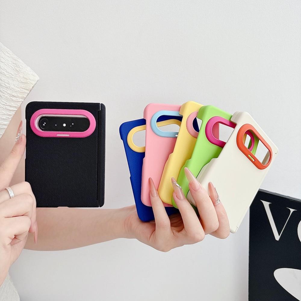 Two-Color For HuaWei Pura X Max Phone Case Axis Hinge Protective Pc Solid Color Hard Shell Shockproof (Only Back Cover)