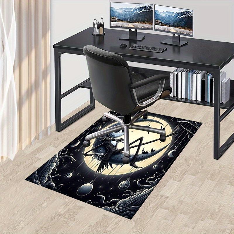 Office Rug Nightmare Before Christmas, Jack Skellington theme 3D Printed Anti-Slip Rug-Machine Washable for Living Room 60cm by 90cm