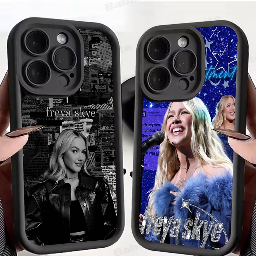 Sänger F-Freya Skye Silikon Weiche Handyhülle Für IPhone 17 16 14 13 12 11 15 Pro Max Plus Air Cover