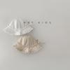 Adjustable Baby Sun Hat with Ruffles - Stylish Lightweight Protection for Spring & Autumn
