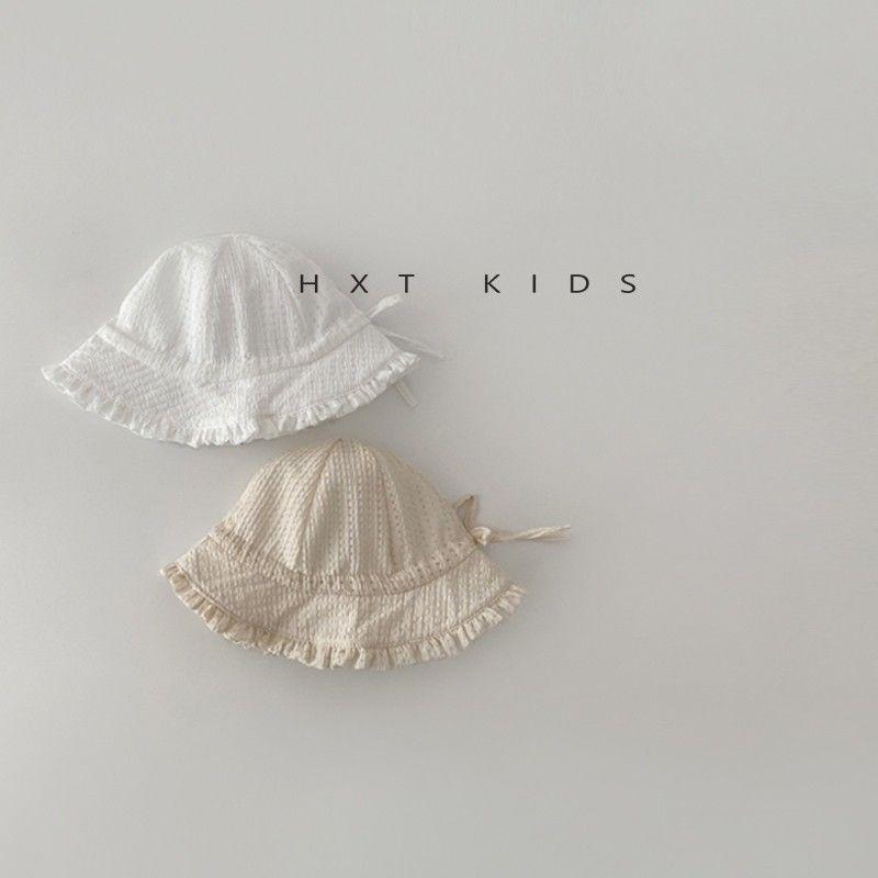 Adjustable Baby Sun Hat with Ruffles - Stylish Lightweight Protection for Spring & Autumn