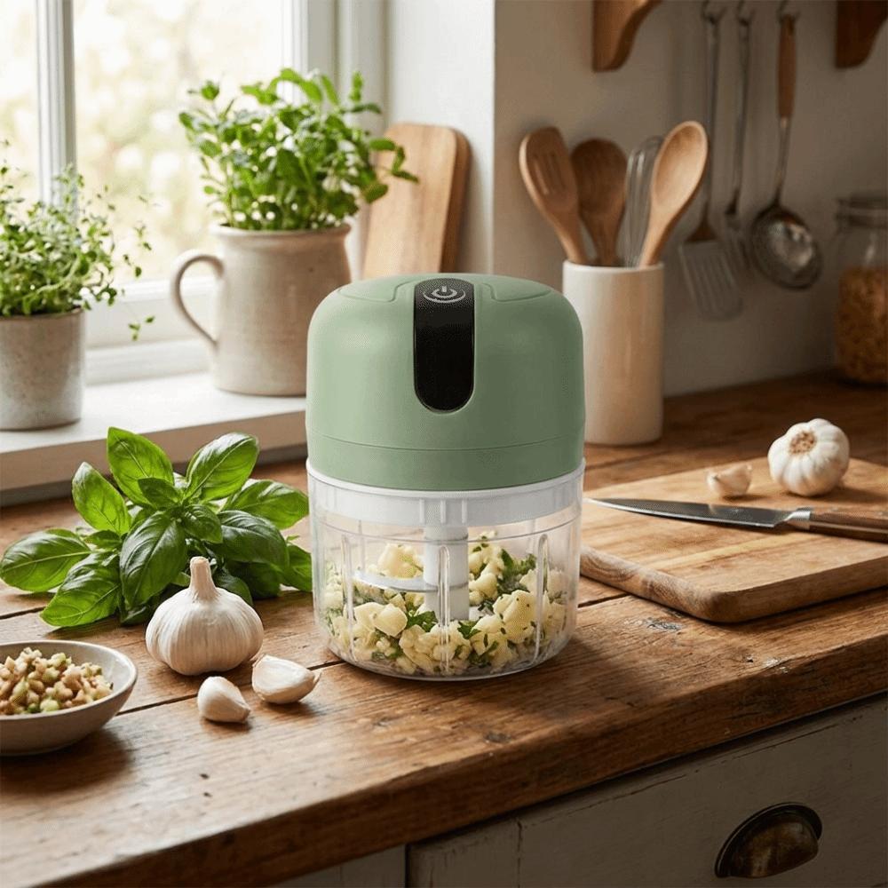 Multi-functional Vegetable Chopper Mini Electric Grinder Kitchen Tools Garlic Masher Home Cooking