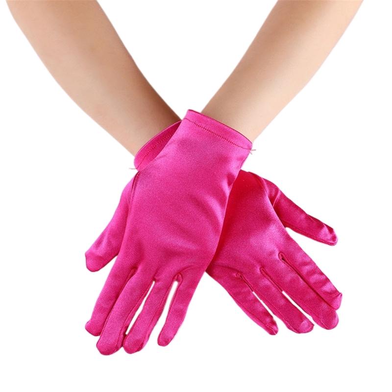 Kurze Handschuhe für formelle Veranstaltungen, Party-Kostümhandschuhe, elegante Zeremonienhandschuhe, Erwachsenen-Unisex-Bühnenauftritte, Handhandschuhe