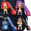 4pcs KPOP Keychain, Tiger Character PVC Figure Keychain, Cute Harajuku Style Key Ring for Kids & Fans ChristmasGift