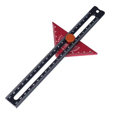 Lineale Holzbearbeitung, 180 Grad verstellbare Winkelmesser, Winkelmesser, Skalen-Anreißwerkzeug