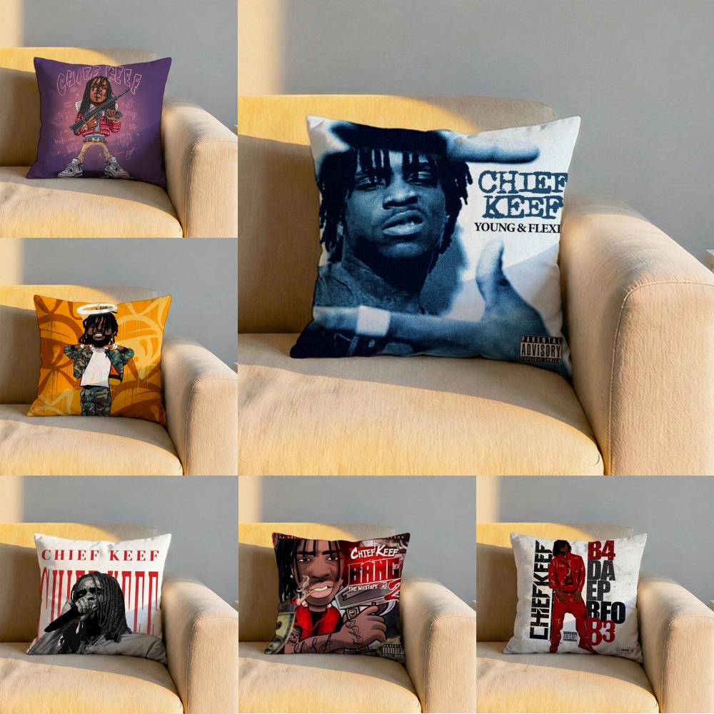 Rapper CChief KKeef Cushion Cover Soft Reversible Durable Pillow Cover MultiScene Use for Home Car Daily Comfort