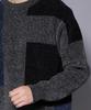 Nano Universe Mohair Blocking Size M Men's Knit, 010, Black, 672-5222226