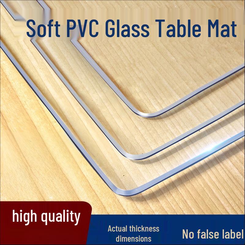 Clear PVC Table Protector Mat