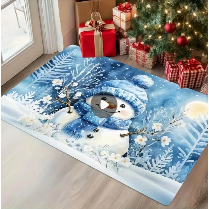 Merry Christmas The Christmas Tree Pattern Is Suitable for Living Rooms Bedrooms Kitchens Offices Door Mats Christmas Home Decor