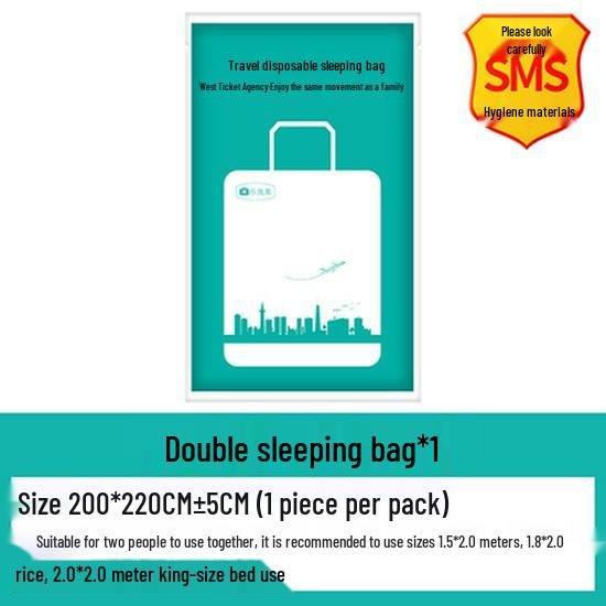 Travel Disposable Bed Set: Dirty-Proof Bed Sheets, Duvet Cover, Pillowcase, and Towel for Hotel or Train Sleeper.