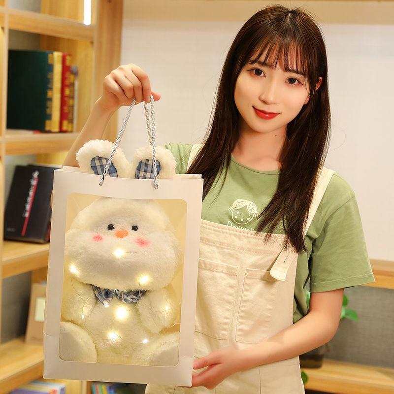 Cute Tiger Plush Toy Bunny Doll Toy Pig Plush Toy Bear Doll Ragdoll Birthday Girl Cute Duck Gift Toys