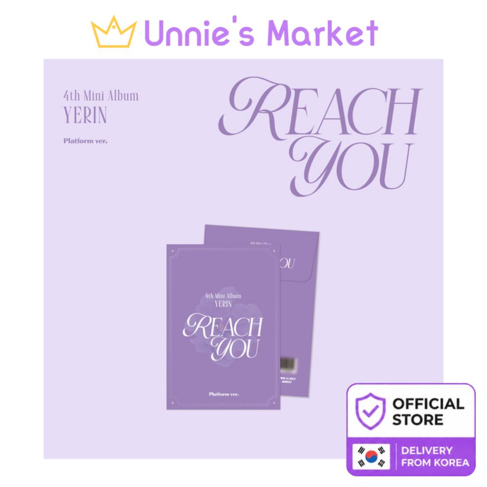 [Pre-order] YERIN [REACH YOU] Platform ver. + Free Gift Platform ver. (CD X)