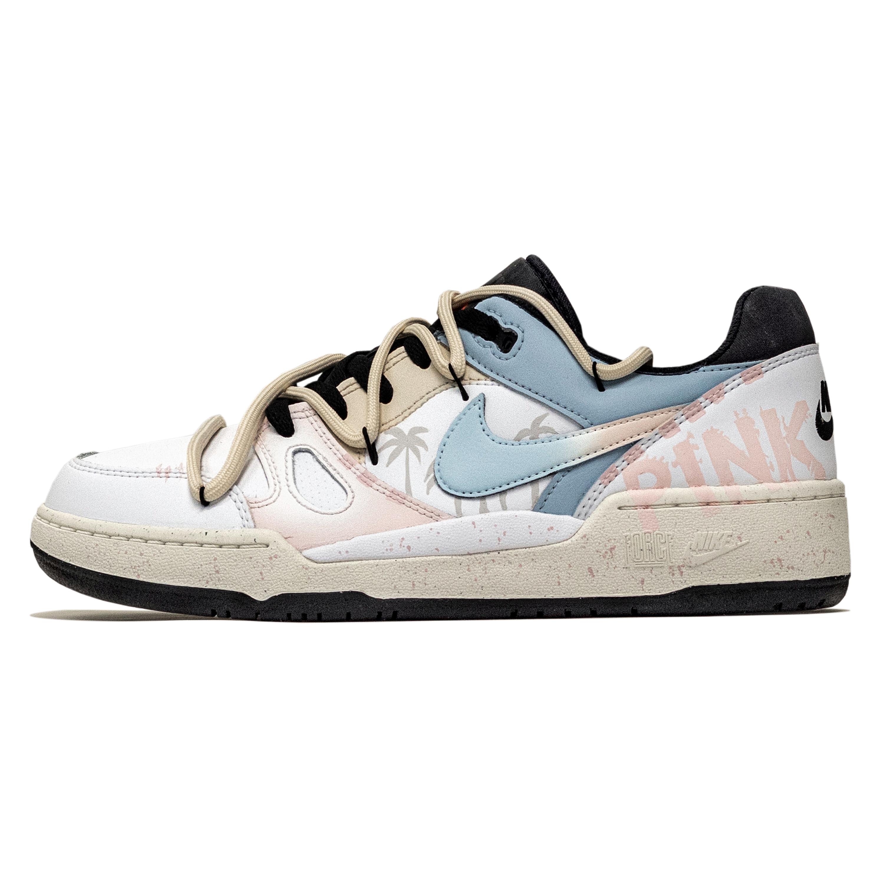 

Nike Full Force Abrasion Resistant Low top Skateboard Shoes Men s Sky Blue FB1362-101(Team256-) 40.5