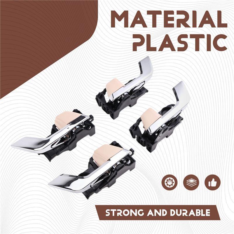 SXR-4Pcs/ Set Front/Rear Ide Door Handle 69206-0N010/69205-0N010 For Toyota REIZ GRX13 2010-2017 Inner Door Handle Pull