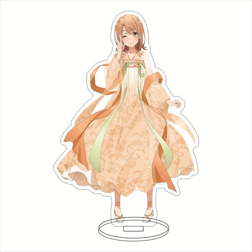 Anime My Teen Romantic Comedy SNAFU Stand Model Plate Yukino Yukinoshita Yuigahama Yui Isshiki Iroha Figures Standing Collection