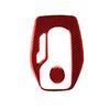 Red Carbon Fiber Car Automatic Gear Shift Knob Panel Cover For Camaro 16-19