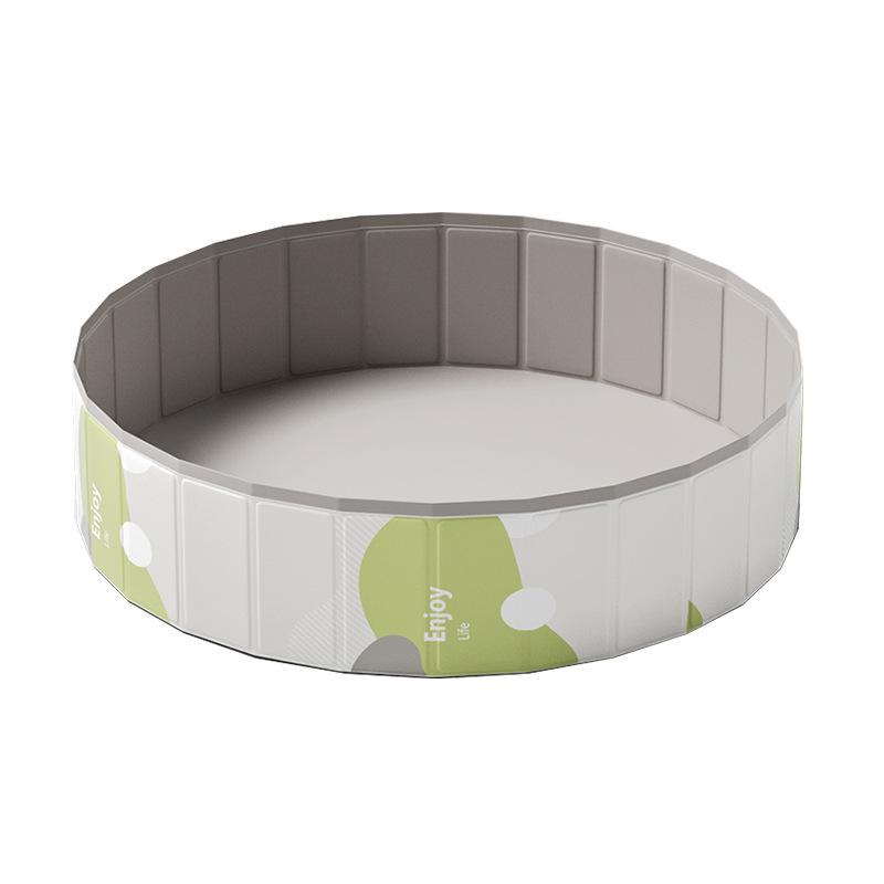 In-Stock Foldable Forest Green Inflatable Ball Pit: Indoor Toy Playpen for Boys and Girls