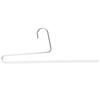 MAWA Pants Set of Steel with Special Plastic Made in Germany Hangers, Single, 10, White, Coating,