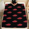1Pc Cartoon Print Flannel Blanket, High Quality Comfortable for All Seasons, Home Decor, Warmth and Comfort, Perfect for Christmas Birthday Gift