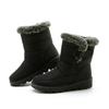 35-44 Waterproof Winter Boots For Women New Faux Fur Long Plush Snow Boots Woman Platform Ankle Boots Couples Warm Cotton Shoes